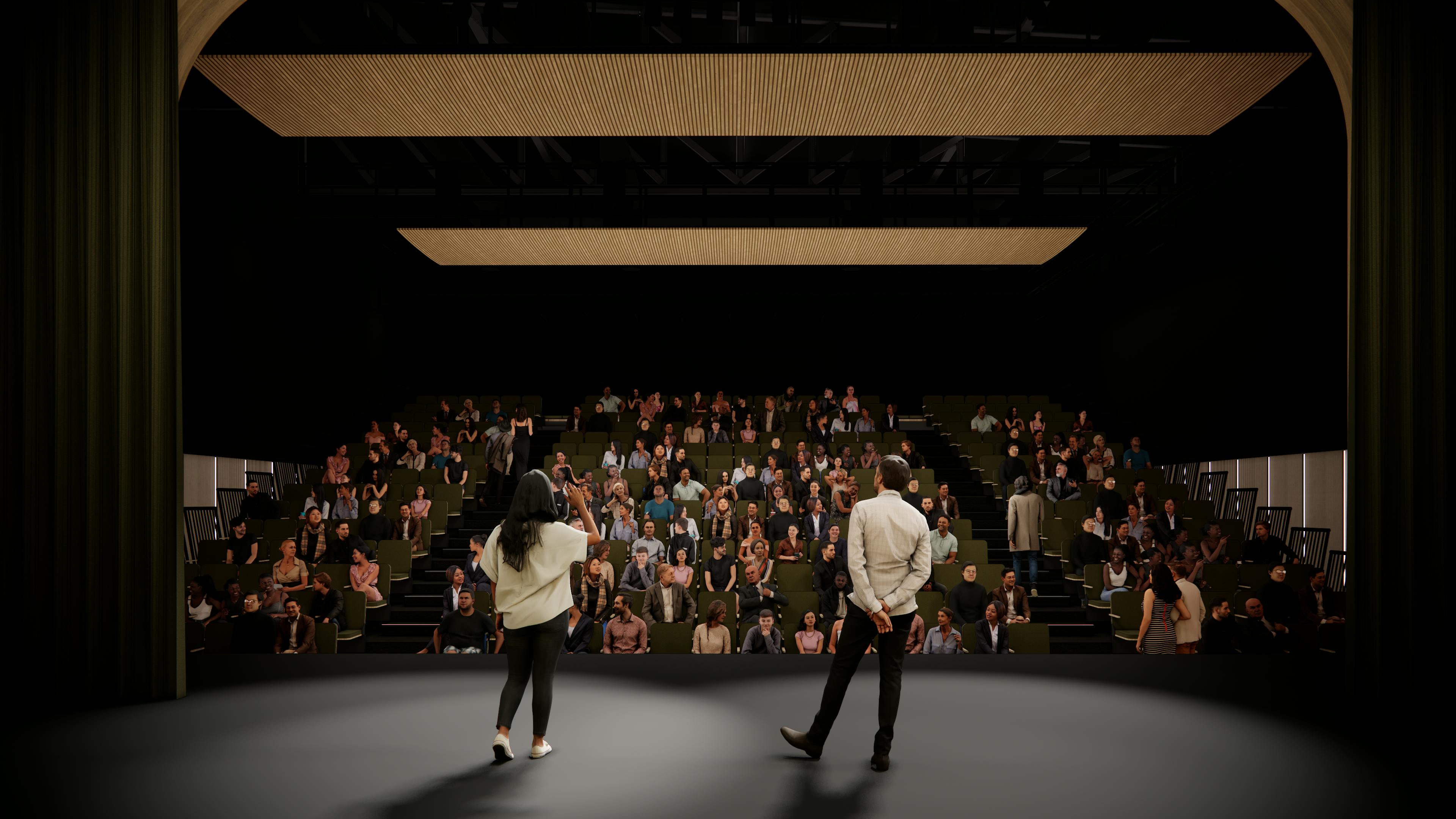 Cinema and stage space